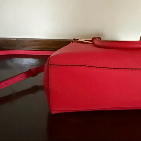 Michael Kors Vibrant Red Crossbody Bag - Picture 8 of 10
